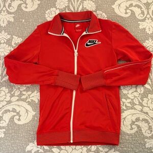 Nike Vintage Red Queen Track Jacket ~ Size Small